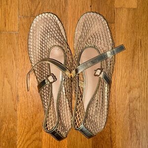 Call It Spring Mesh Gold Flats